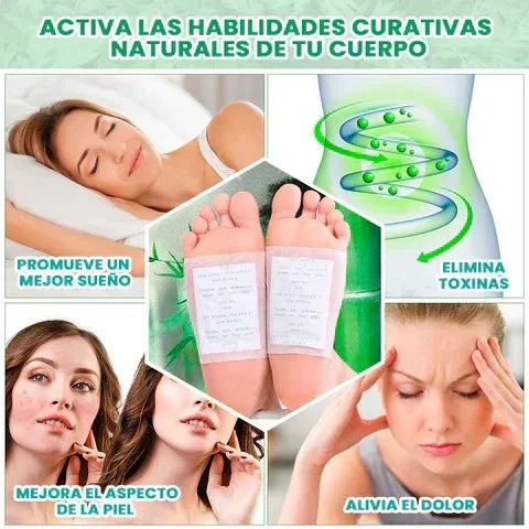 Pack de 10 Parches Kinoki™ Detox | Elimina toxinas y duerme profundo (¡MEGA PROMO, ENVÍO GRATIS!)