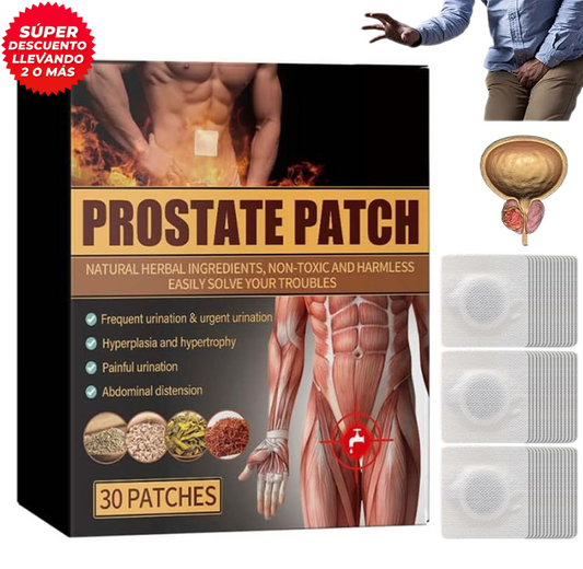 Parches naturales para la próstata Prostate Patch™ (30 parches por caja)
