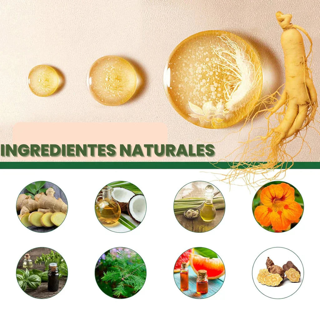 Ouhoe™ Elixir Capilar: Recupera tu Cabello y detiene la caída, fórmula herbal con ginseng + jengibre