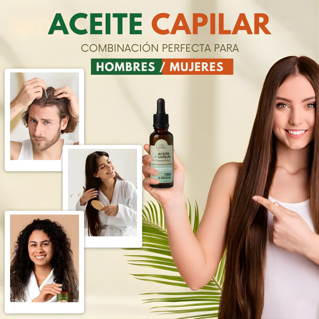 ACEITE CAPILAR Repara el cabello. Revela un brillo duradero desde la raíz hasta las puntas.