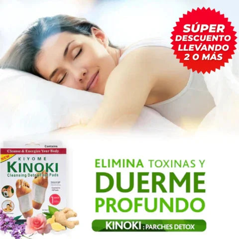 Pack de 10 Parches Kinoki™ Detox | Elimina toxinas y duerme profundo (¡MEGA PROMO, ENVÍO GRATIS!)